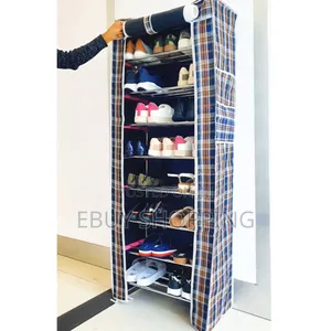Photo - Dust Proof Stainless Steel Shoes Rack