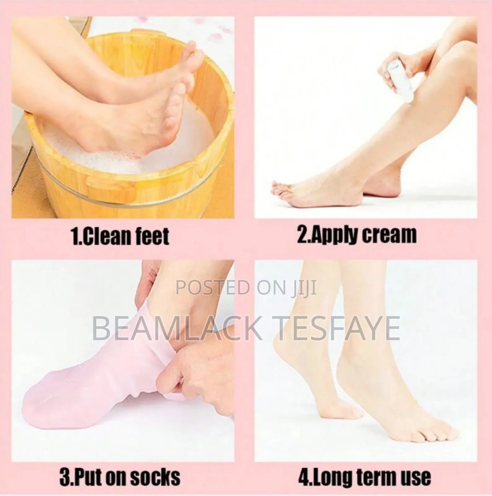 Silicone Gel Moisturizing Socks