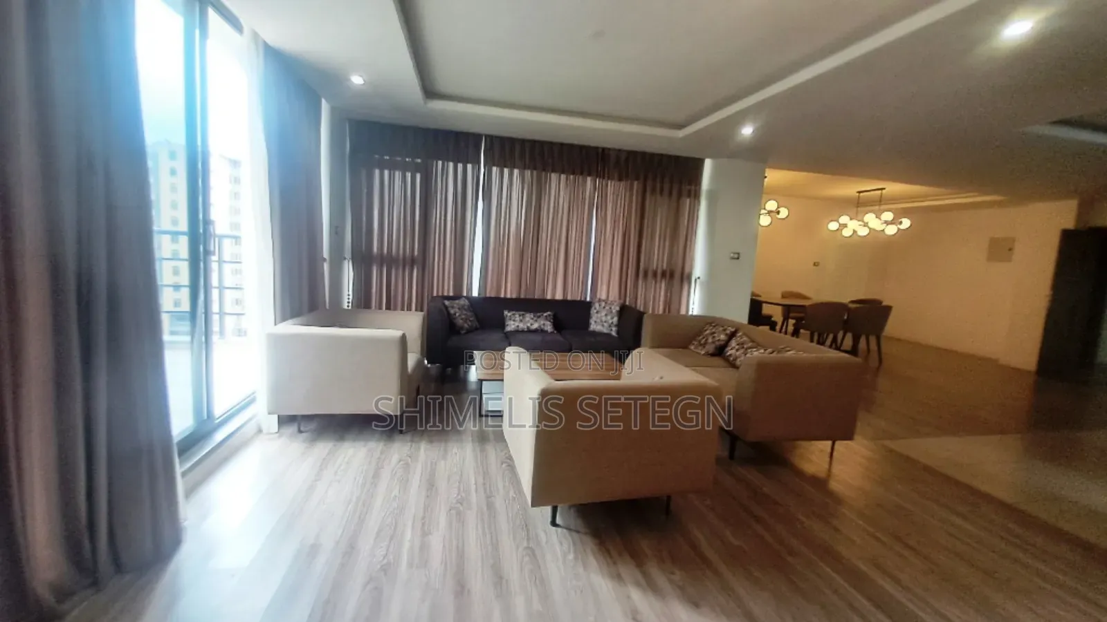 Furnished 3bdrm Apartment in Yeka for rent