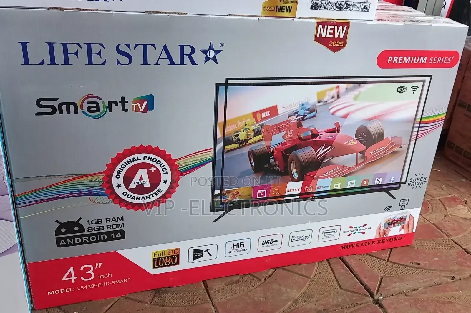 Lifestar 43"Inch Smart Android 14.0 Nwe 2025 Products