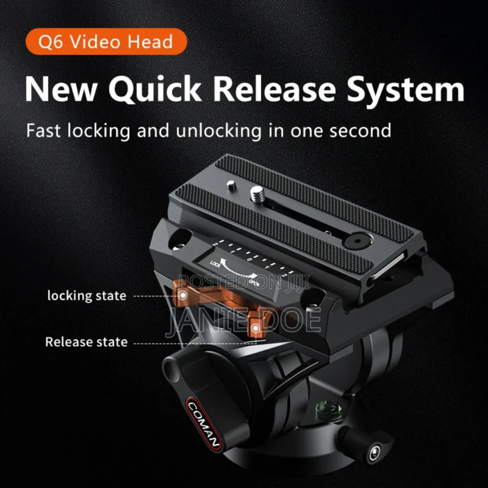 Heavy Duty Camera Tripod (10 Kg Capacity)