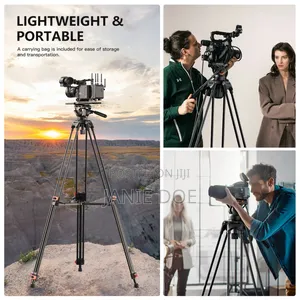 Heavy Duty Camera Tripod (10 Kg Capacity)