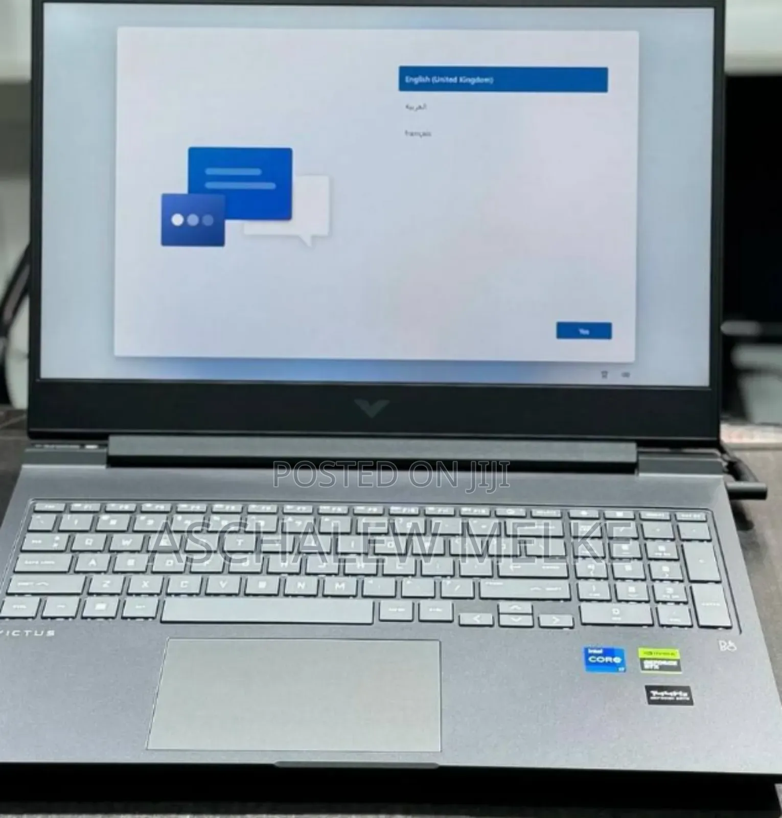 New Laptop HP Victus 16 16GB Intel Core I7 SSD 1T