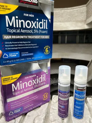 Photo - ከአሜሪካ የመጣ ኦርጅናል ፎም 5% የወንድና የሴት ሚኖክሲዲል ለፈጣን ፀጉር እድገት ተመራጭ