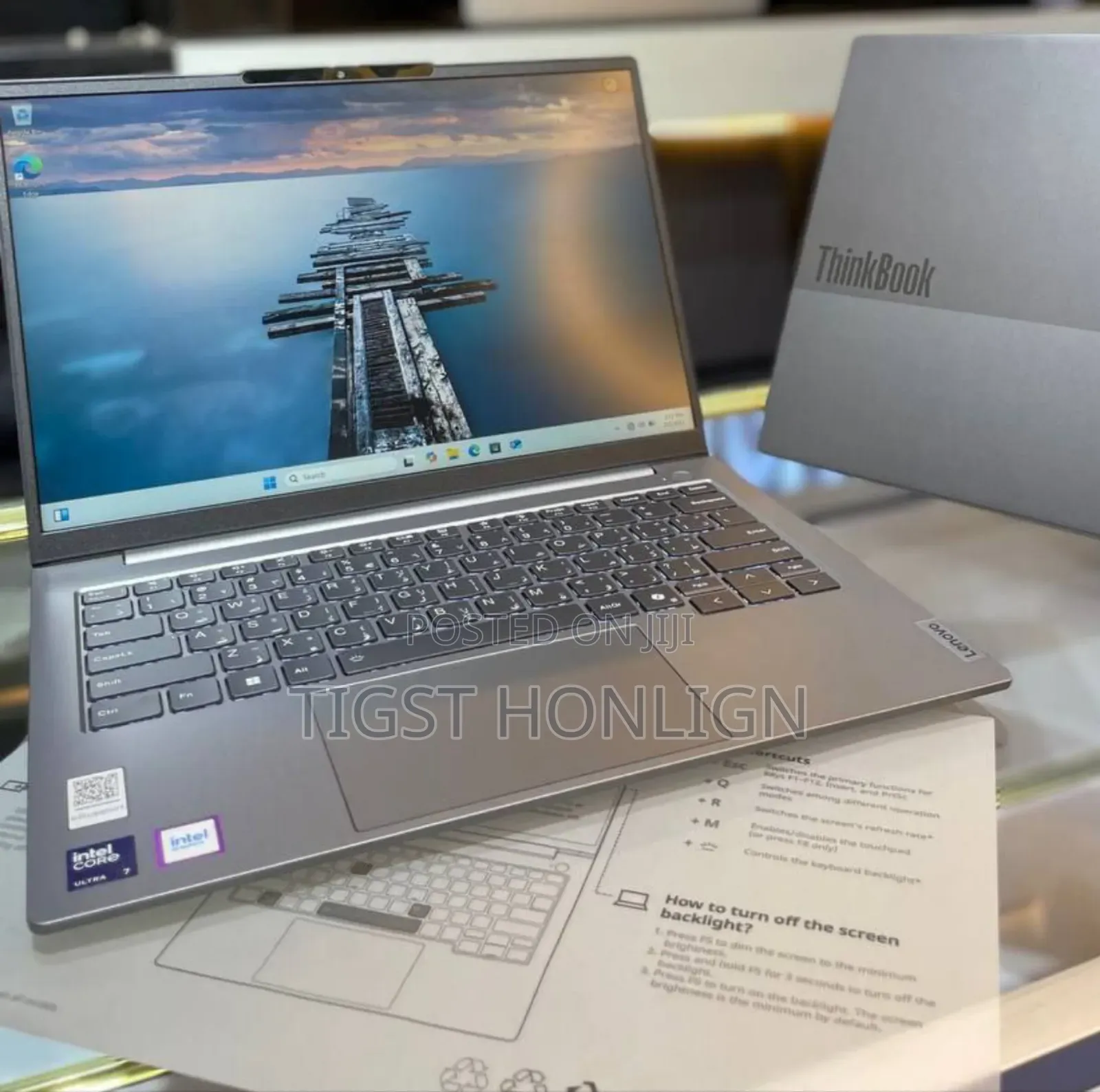 New Laptop Lenovo ThinkBook 15 24GB Intel Core Ultra 7 SSD 512GB