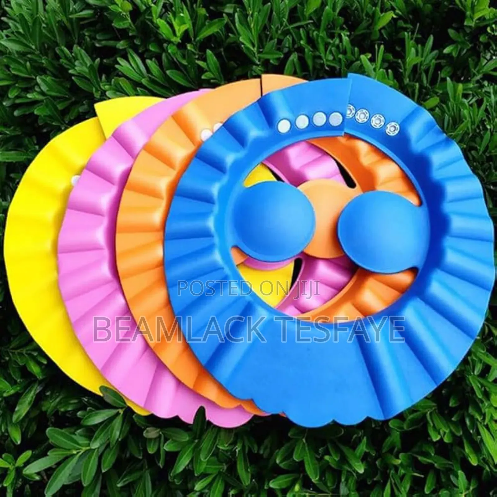 የጆሮ መሸፈኛ ያለው Baby Shower Cap