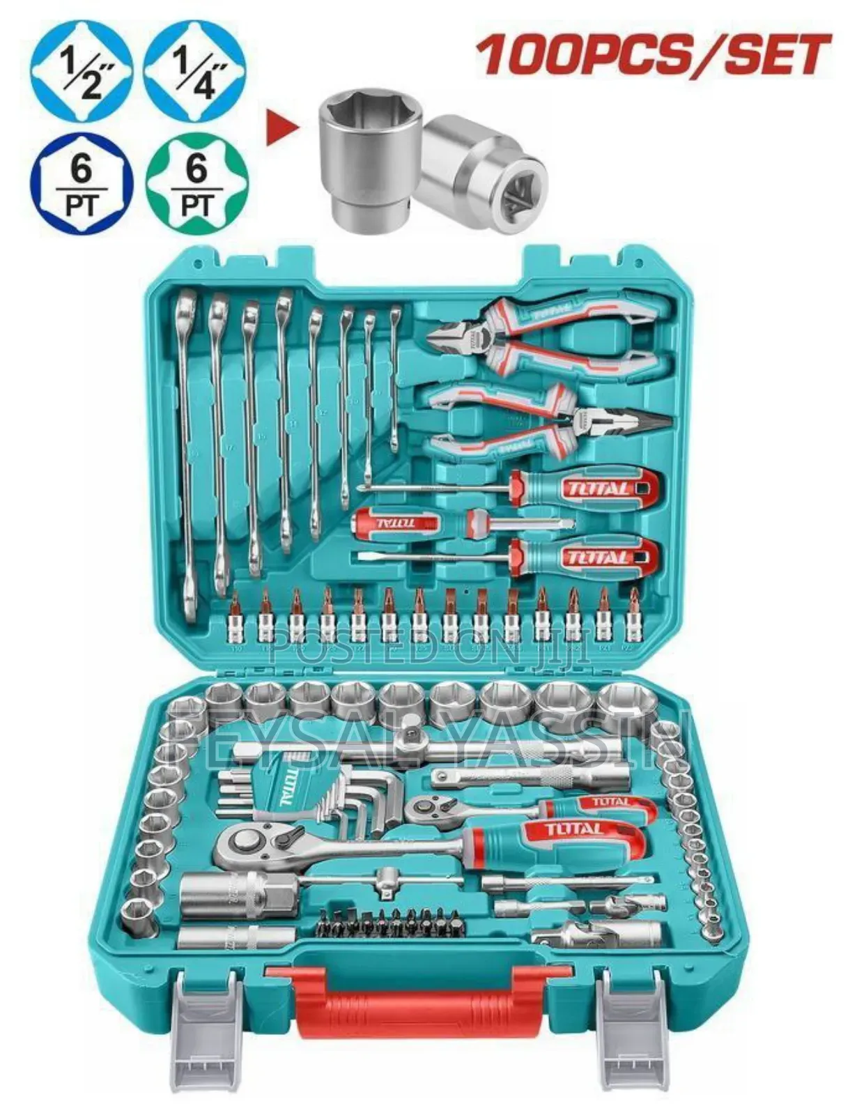 Total Tools 100 Piece Mechanics Tool Set