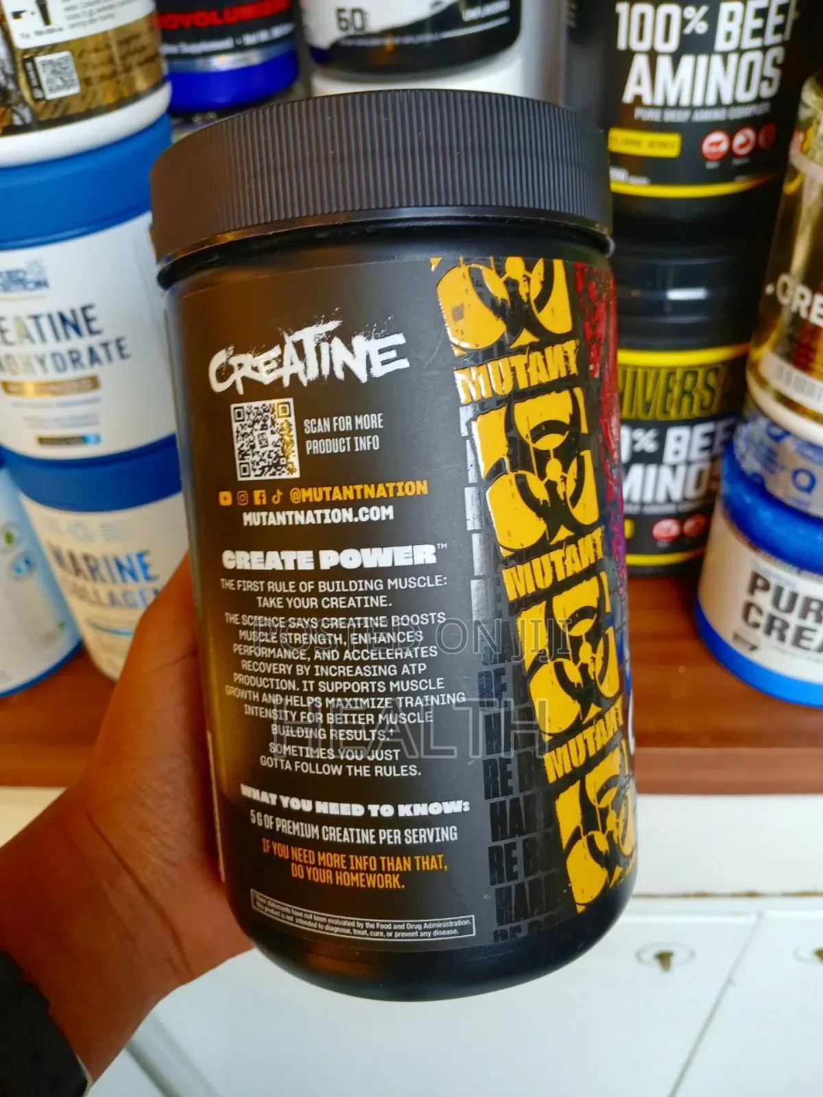 Mutant Micronized Creatine Monohydrate 300gm