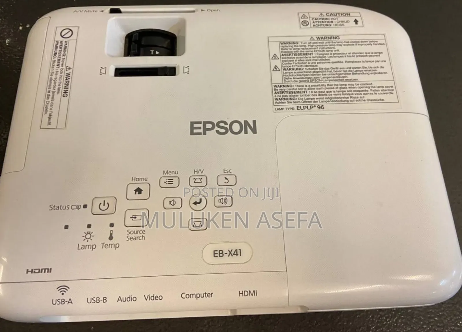 Epson Projector 
Model Name: Eb-X41
Hardware Interface: V