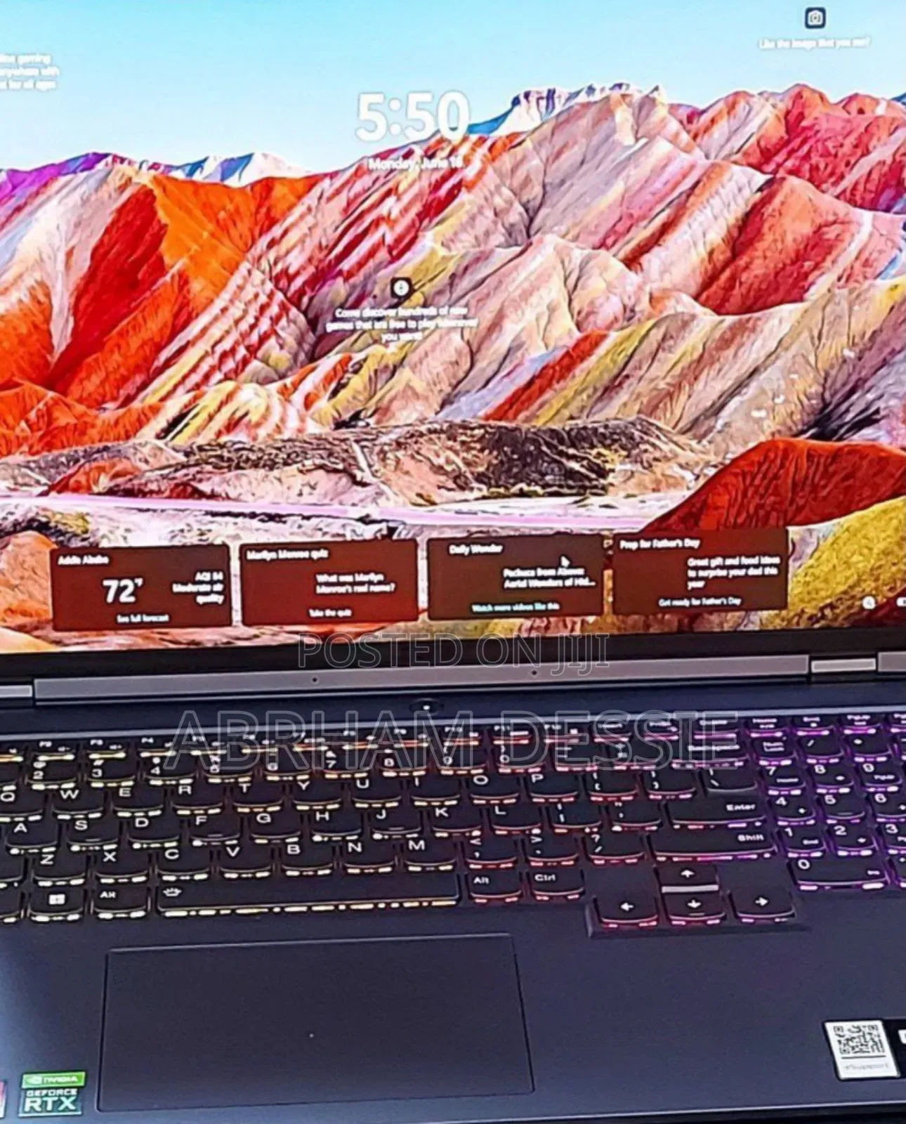 New Laptop Lenovo Legion 5 16GB AMD Ryzen 7 SSD 512GB