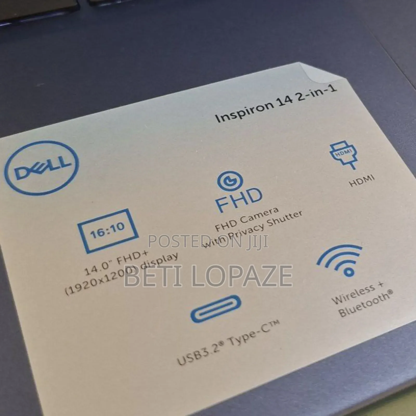 New Laptop Dell Inspiron 14 16GB AMD Ryzen 7 SSD 1T