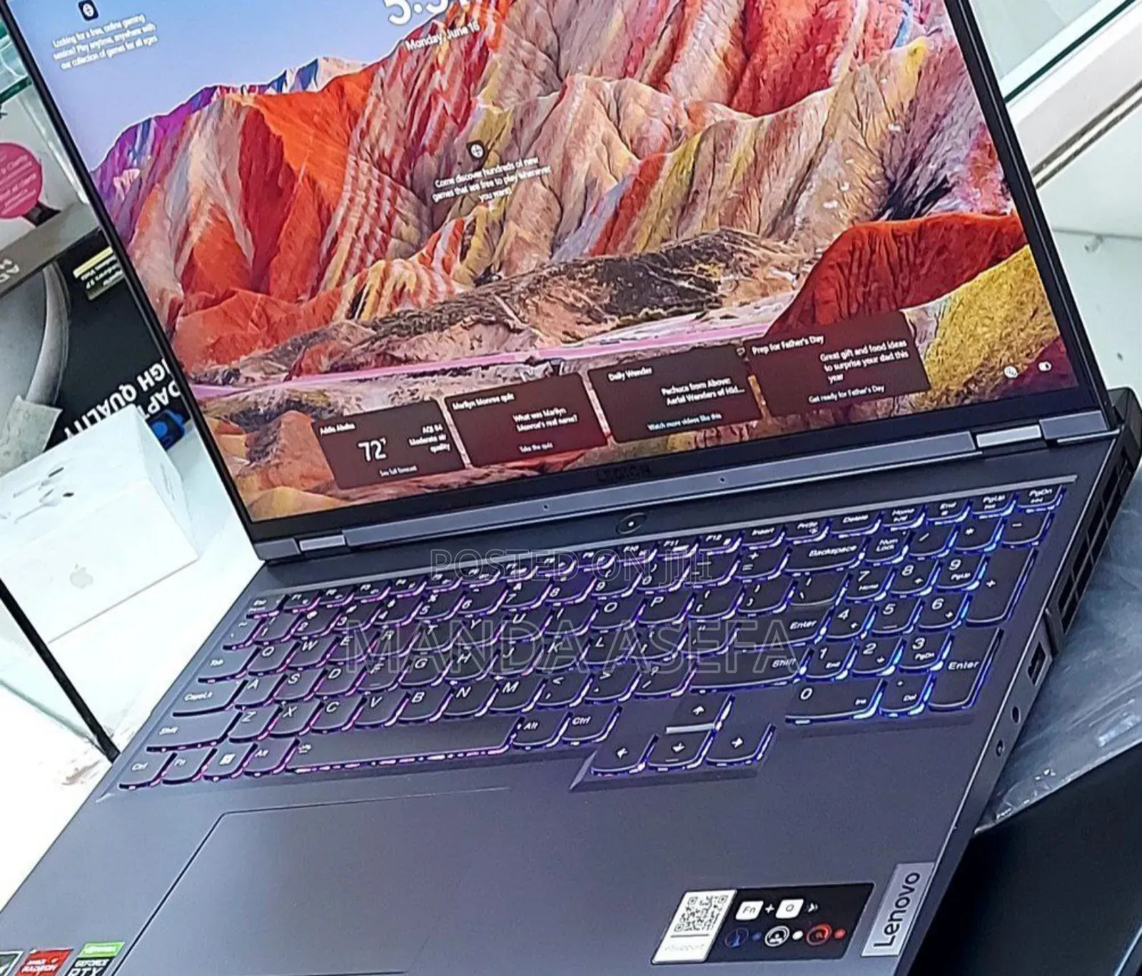 New Laptop Lenovo Legion 5 16GB AMD Ryzen 7 SSD 512GB