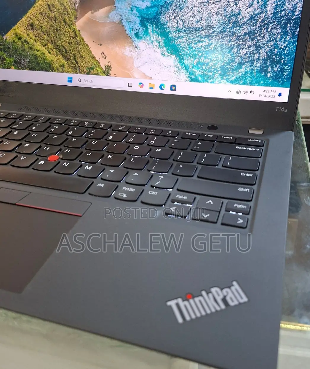 New Laptop Lenovo ThinkPad T14 16GB Intel Core I7 SSD 512GB