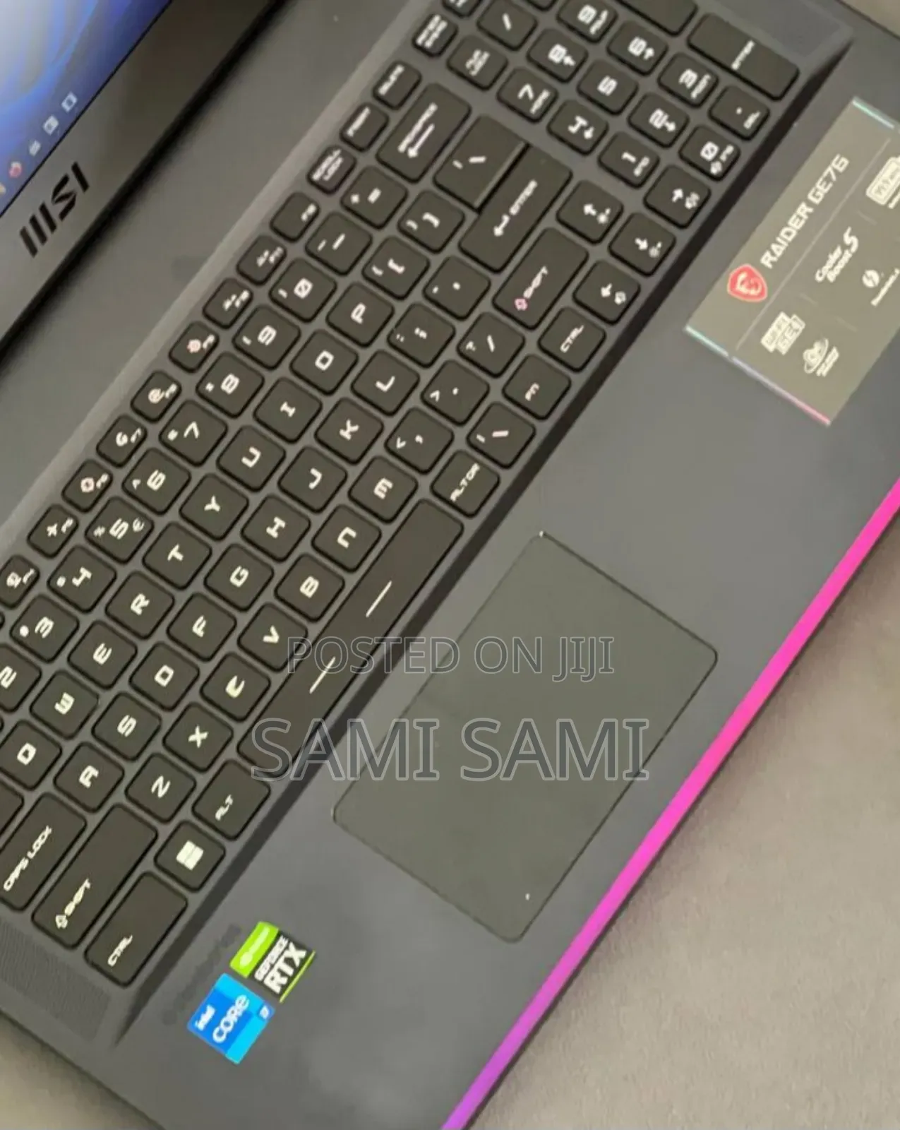 New Laptop MSI GP75 Leopard 32GB Intel Core I7 SSD 1T