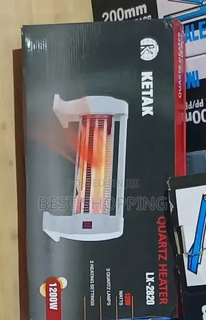 Keak Quartz Heater 3 Quartz Lamps 3 አምፖል