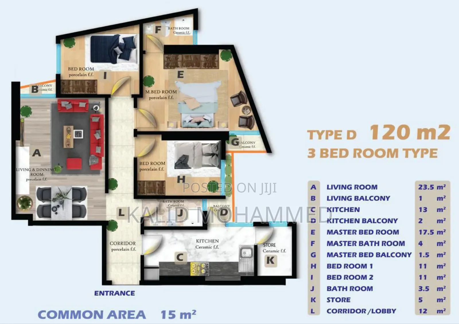 3bdrm Apartment in Addis Ababa, Bole for sale