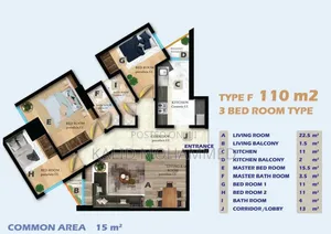 3bdrm Apartment in Addis Ababa, Bole for sale