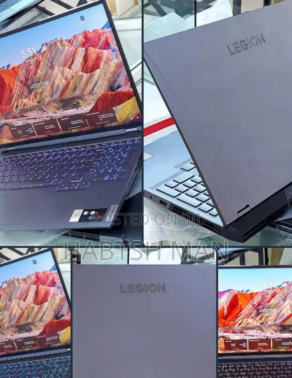 New Laptop Lenovo Legion 5 16GB AMD Ryzen 7 SSD 512GB
