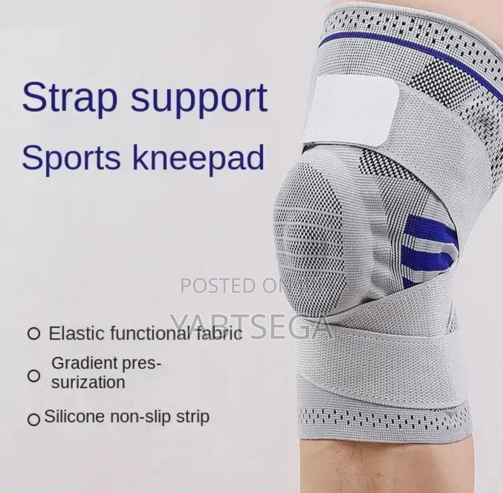 1pcs Knee Support Sleeve With Adjustable Straps