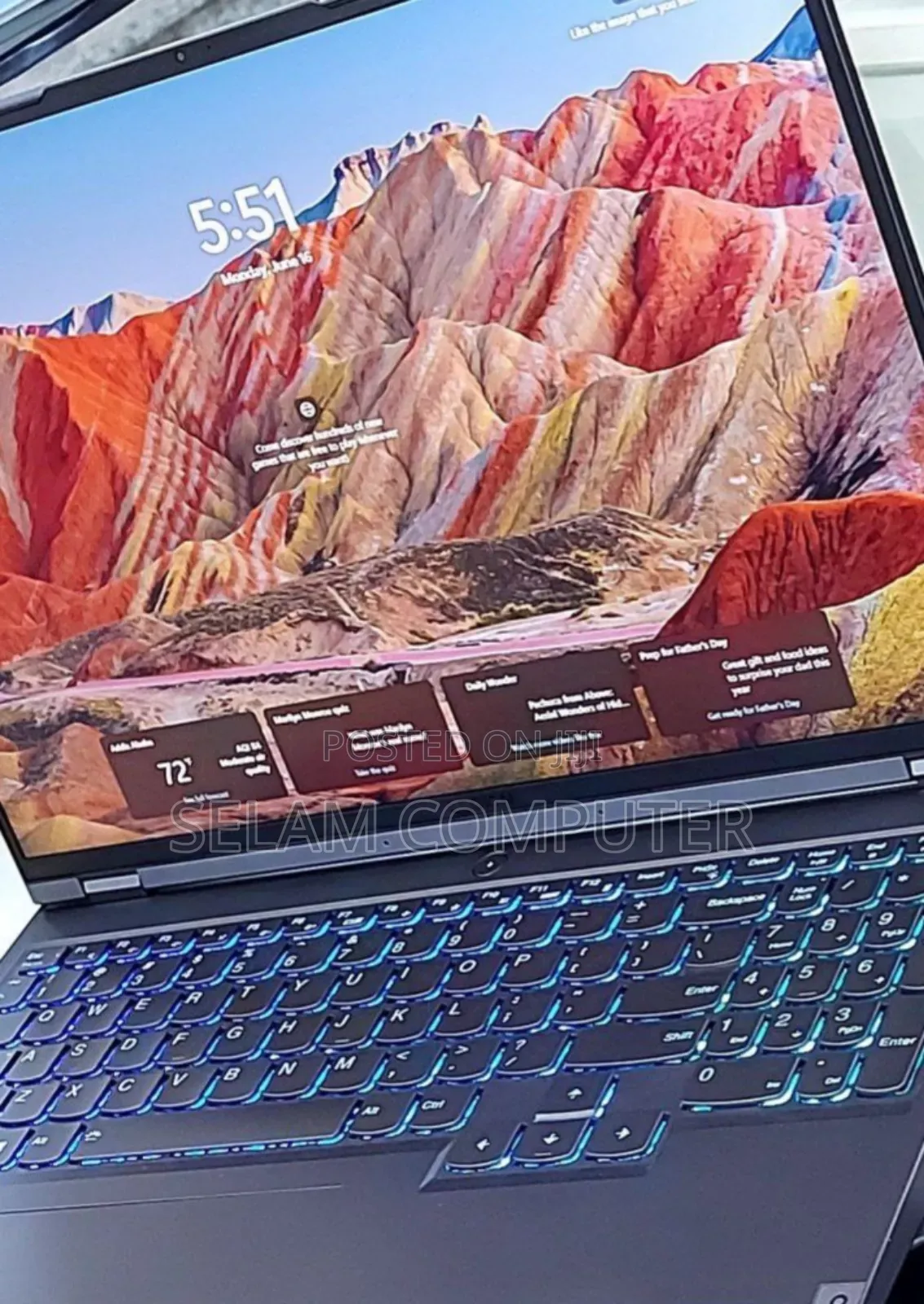 New Laptop Lenovo Legion 5 16GB AMD Ryzen 7 SSD 512GB