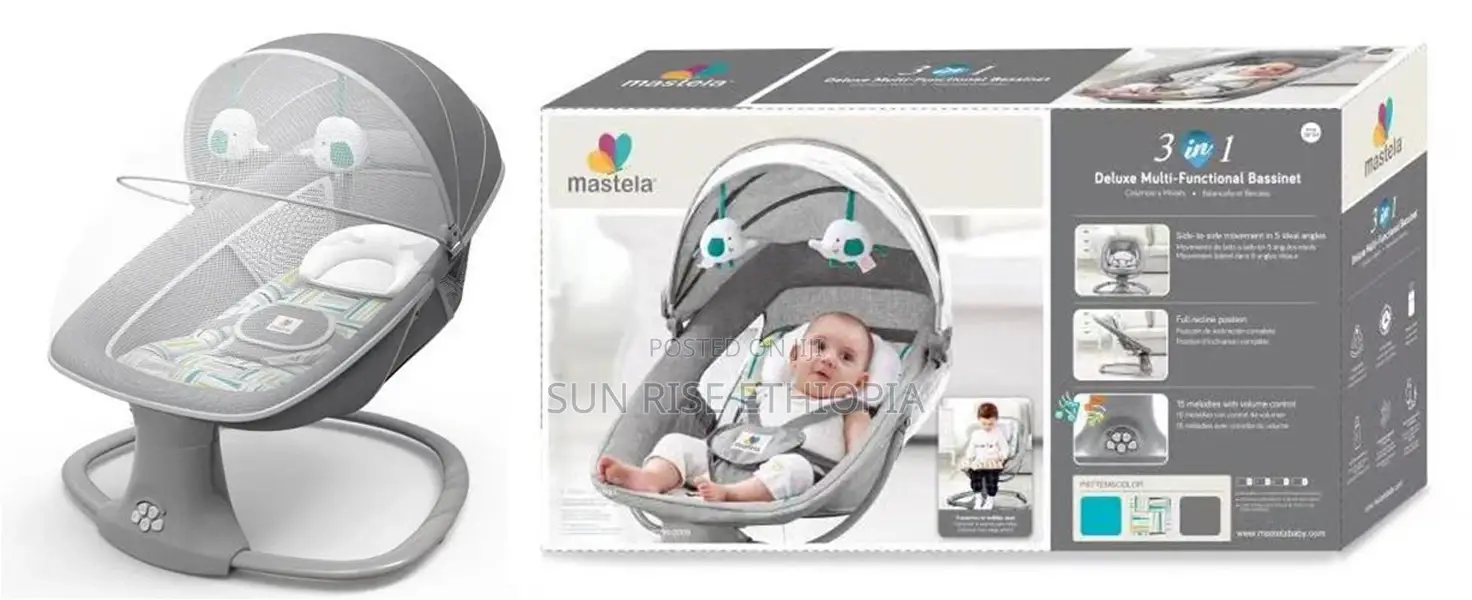 Mastela 3-in-1 Deluxe Multi-Functional Bassinet/Swing