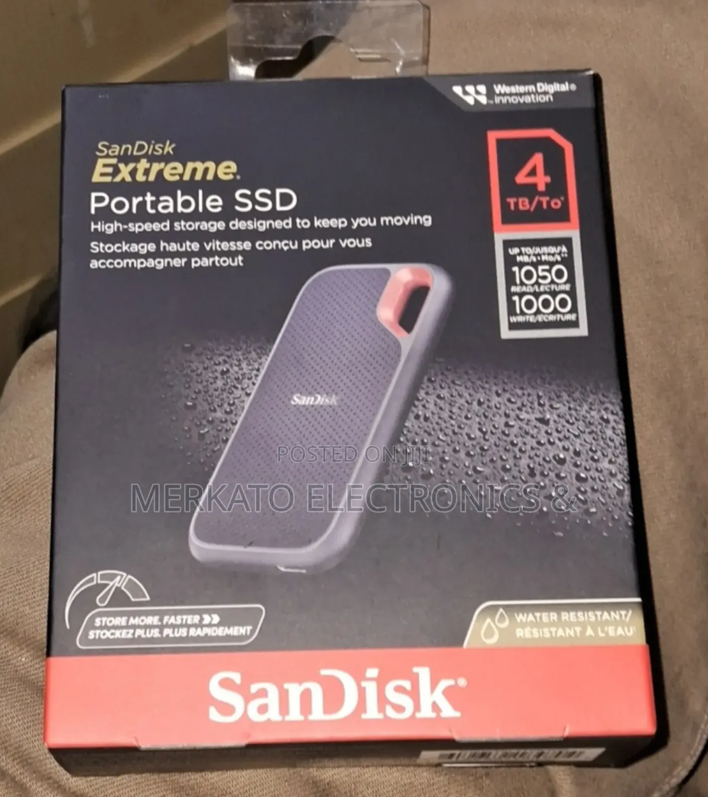 Sandisk 4 Tb External SSD | Extreme Portable SSD