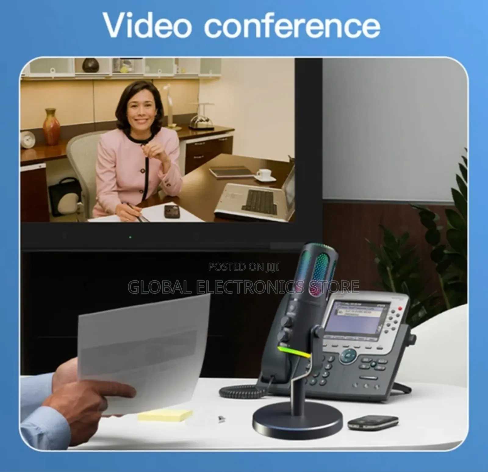 2 in 1 Podcaste Microphone and Computer Condenser Mic