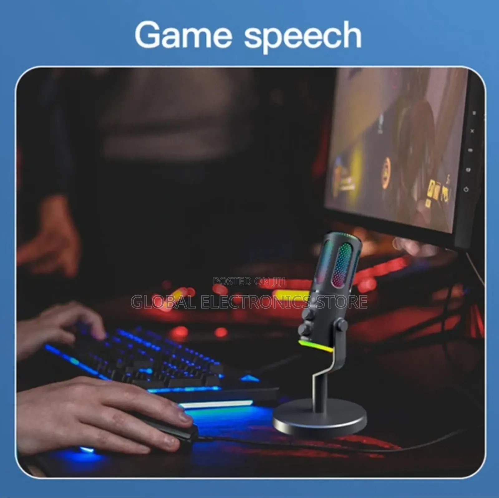 2 in 1 Podcaste Microphone and Computer Condenser Mic