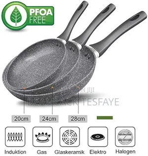 3pcs Fry Pan Set
 24cm, 26cm and 28cm