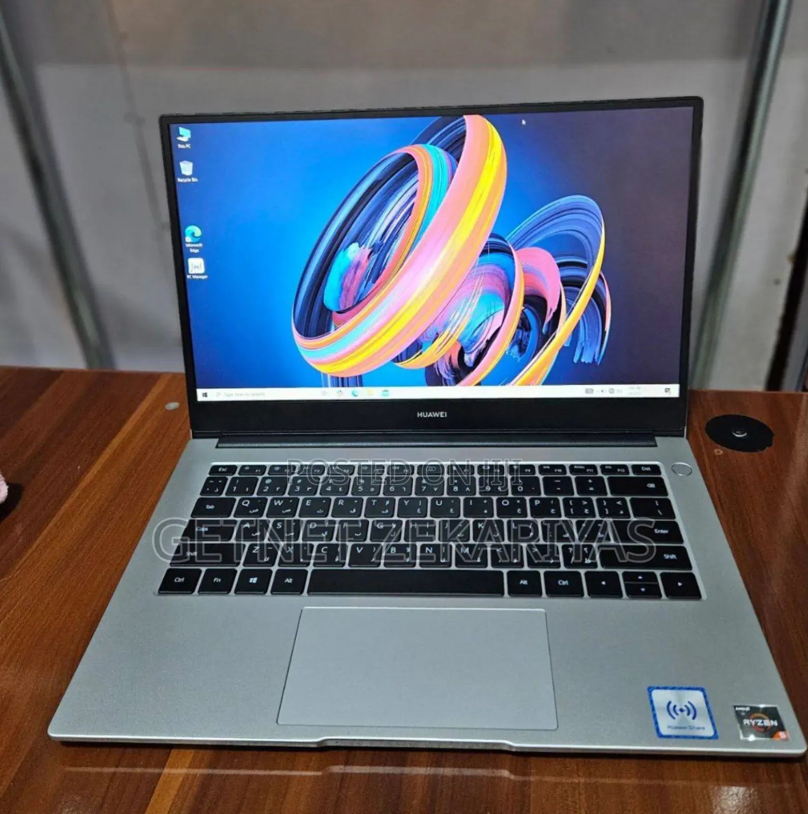 New Laptop Huawei Matebook D 15 8GB AMD Ryzen 7 SSD 512GB
