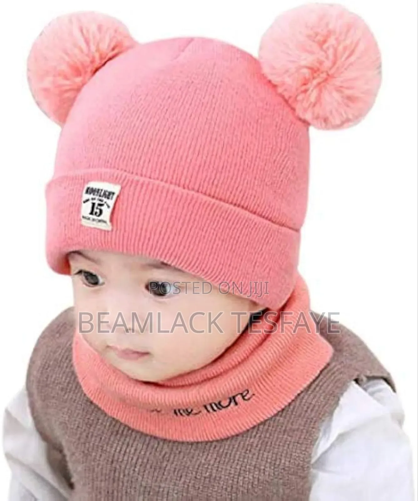 Baby Hat And Scarf (ኮፍያ እና ሰከርቭ)