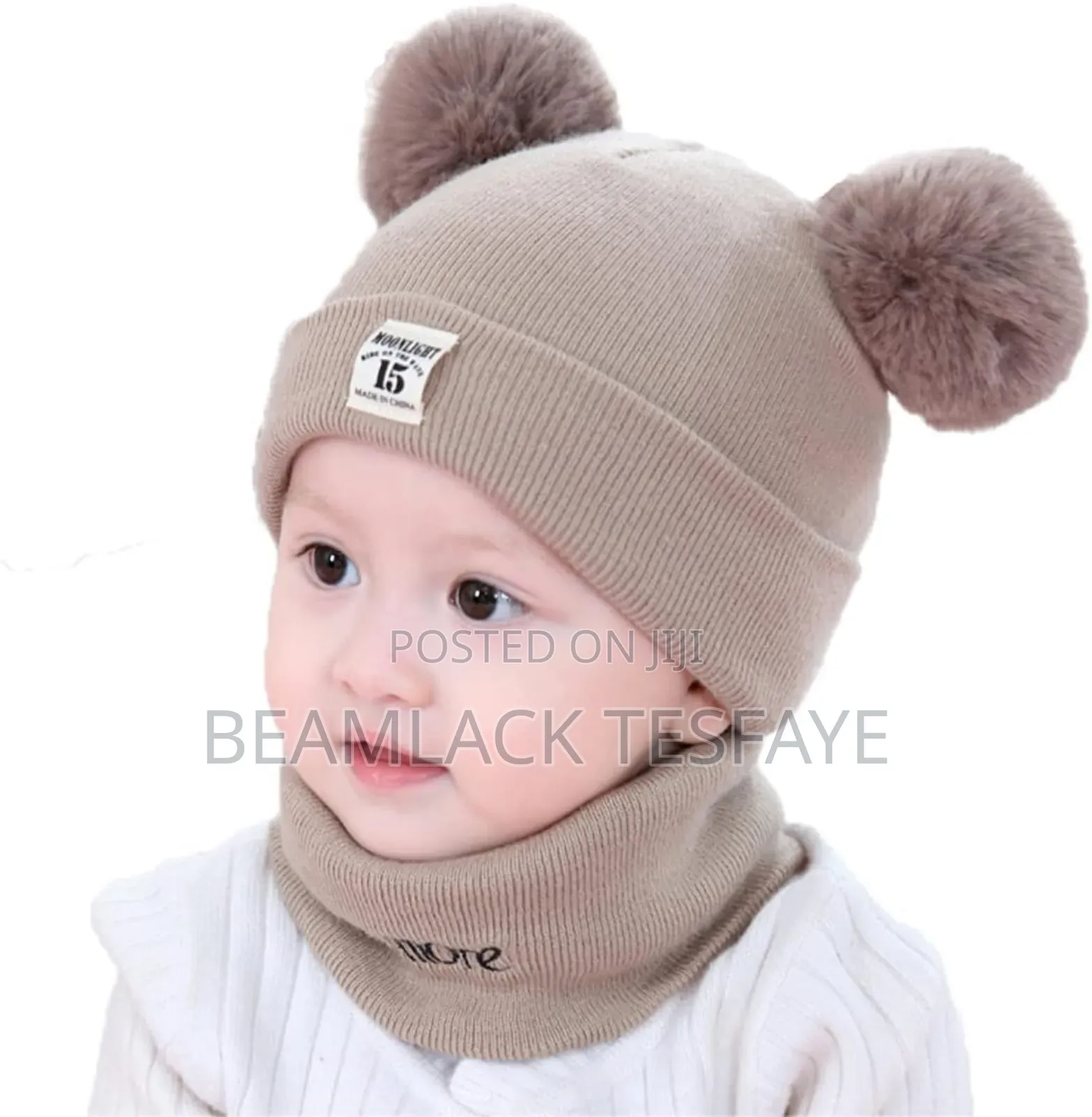 Baby Hat And Scarf (ኮፍያ እና ሰከርቭ)