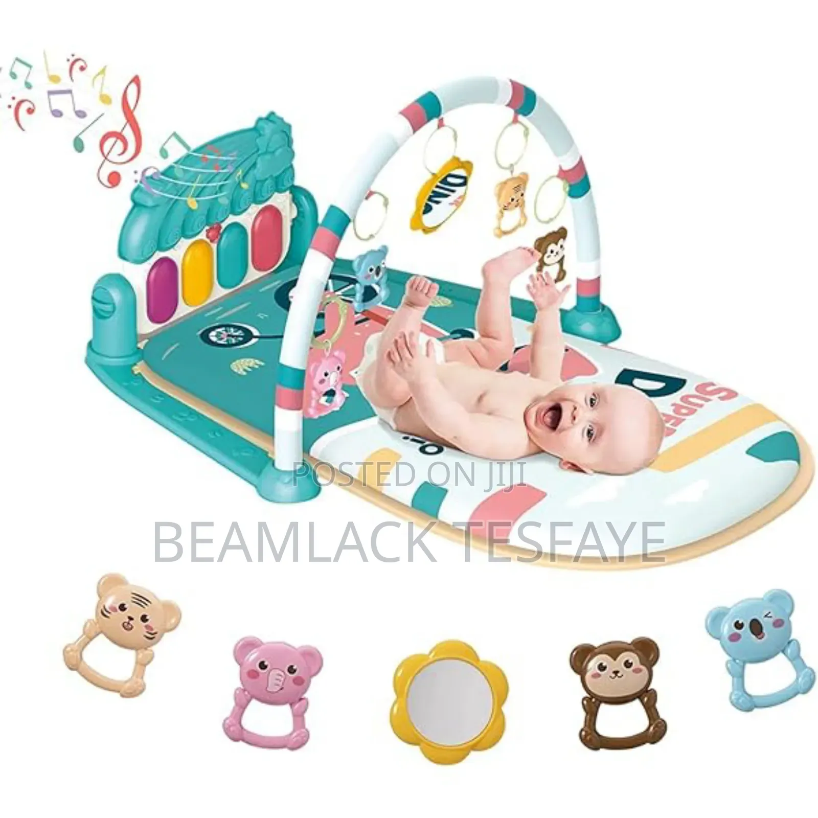 Baby Piano Fitness Play Gym Mat Educational Activity