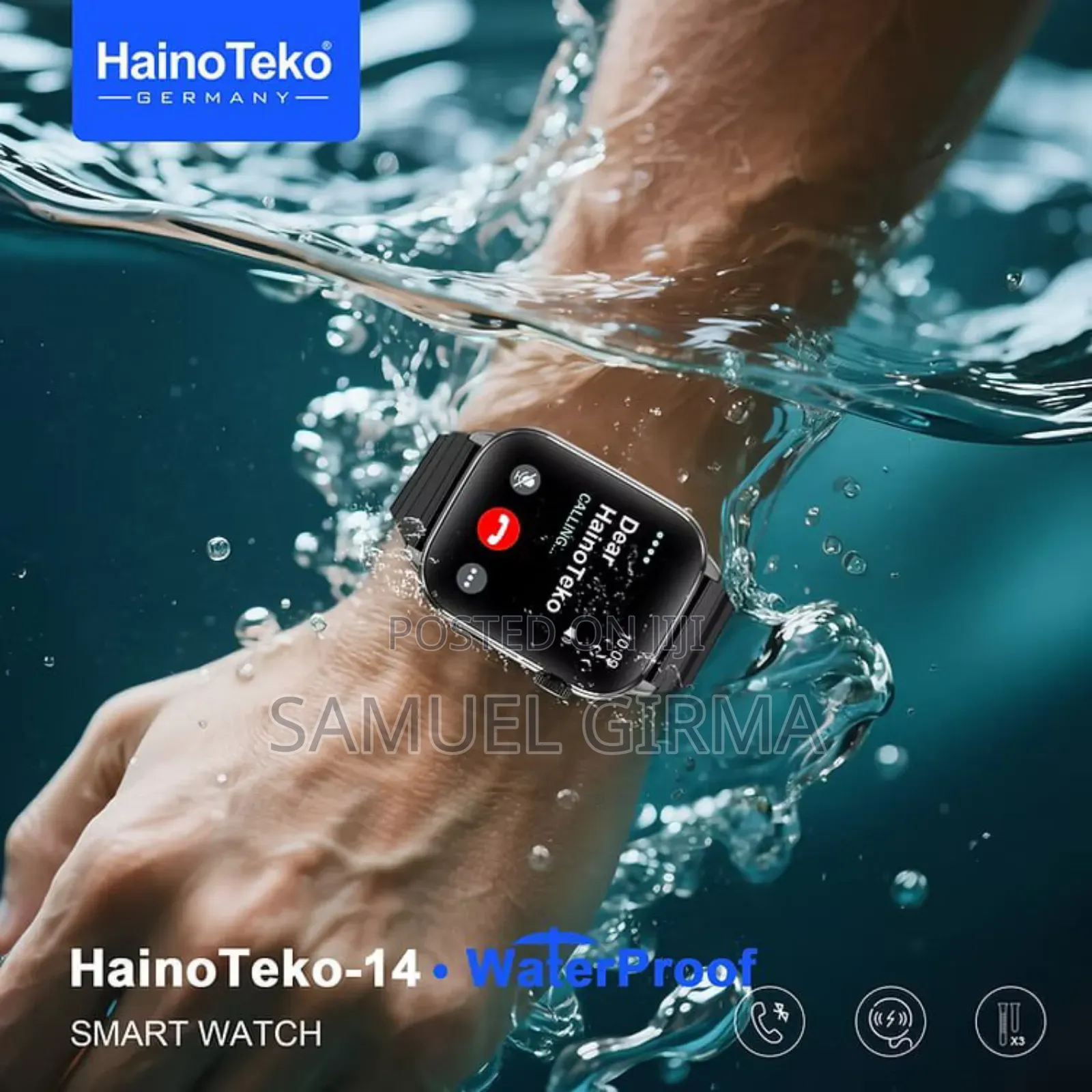 Hainoteko-14 Germany Smart Watch Is a Premium Amoled