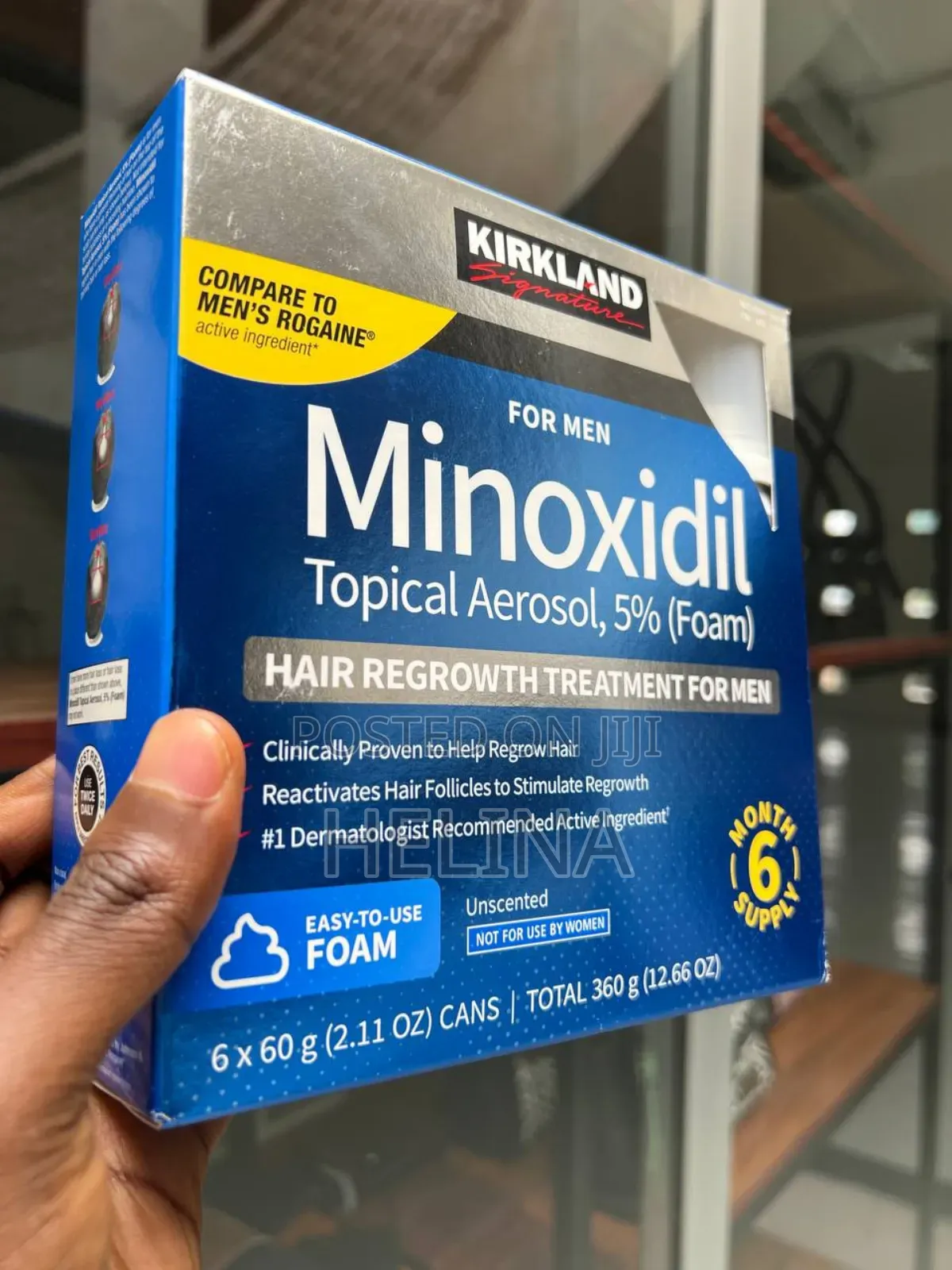 Full.Packed Foam Minoxidil From Usa:For 6 Month