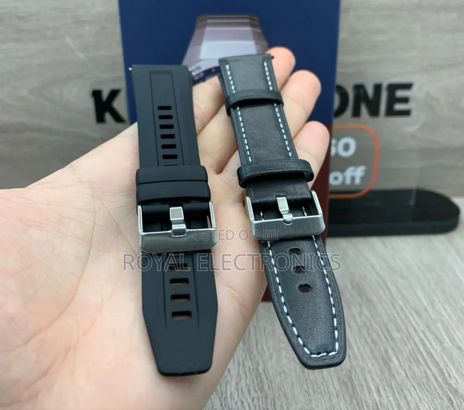 Original ጀርመን ብራንድ  High End Smart Watch ከ3 ማሰሪያ ጋር