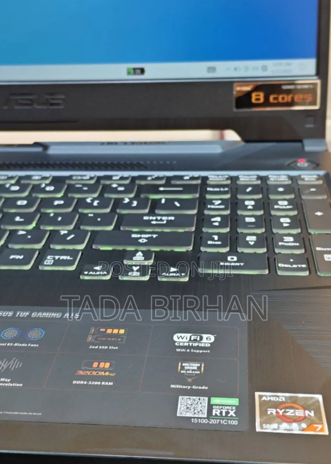 New Laptop Asus TUF Gaming A15 16GB AMD Ryzen 5 SSD 512GB