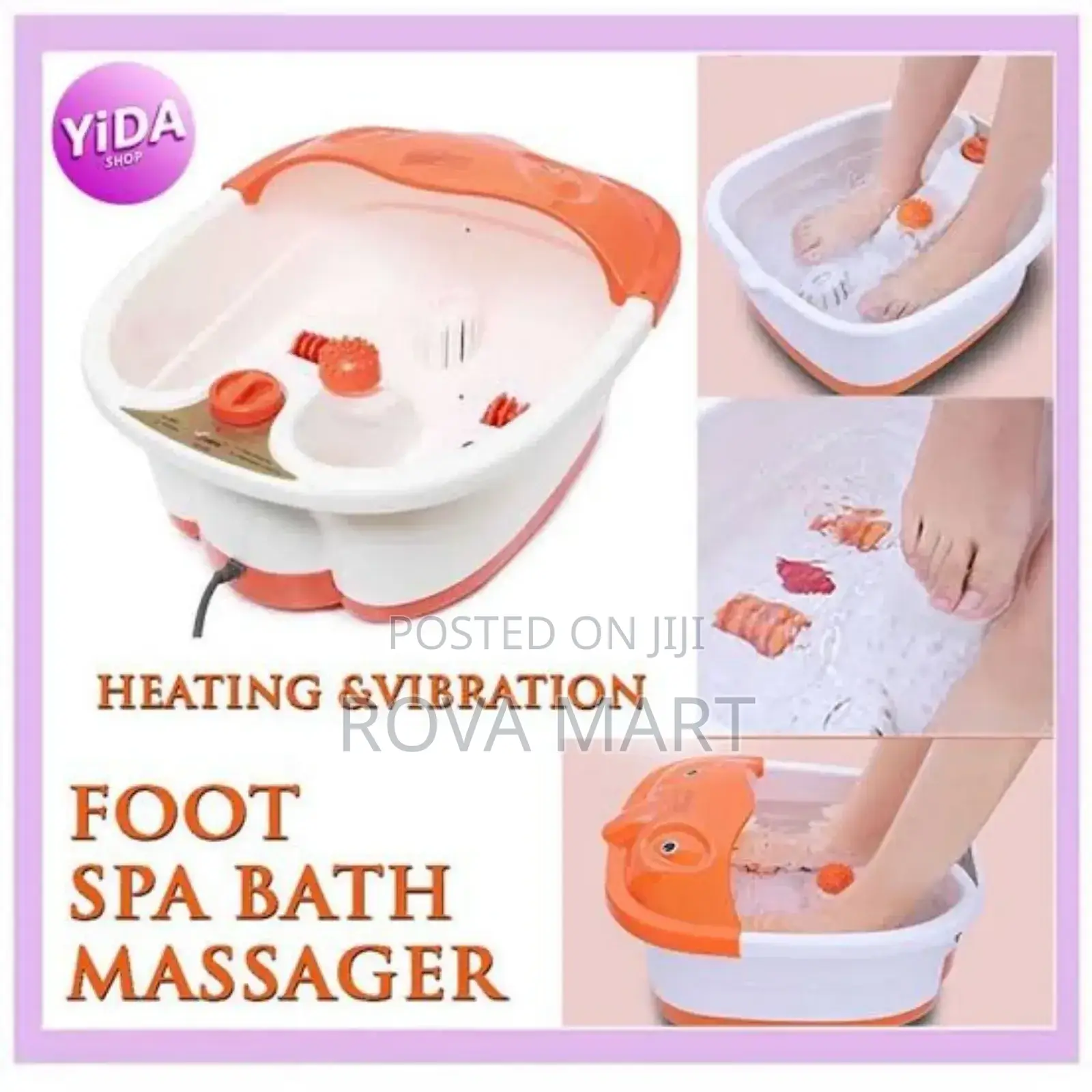 Therapeutic Foot Spa With Built-in Massager