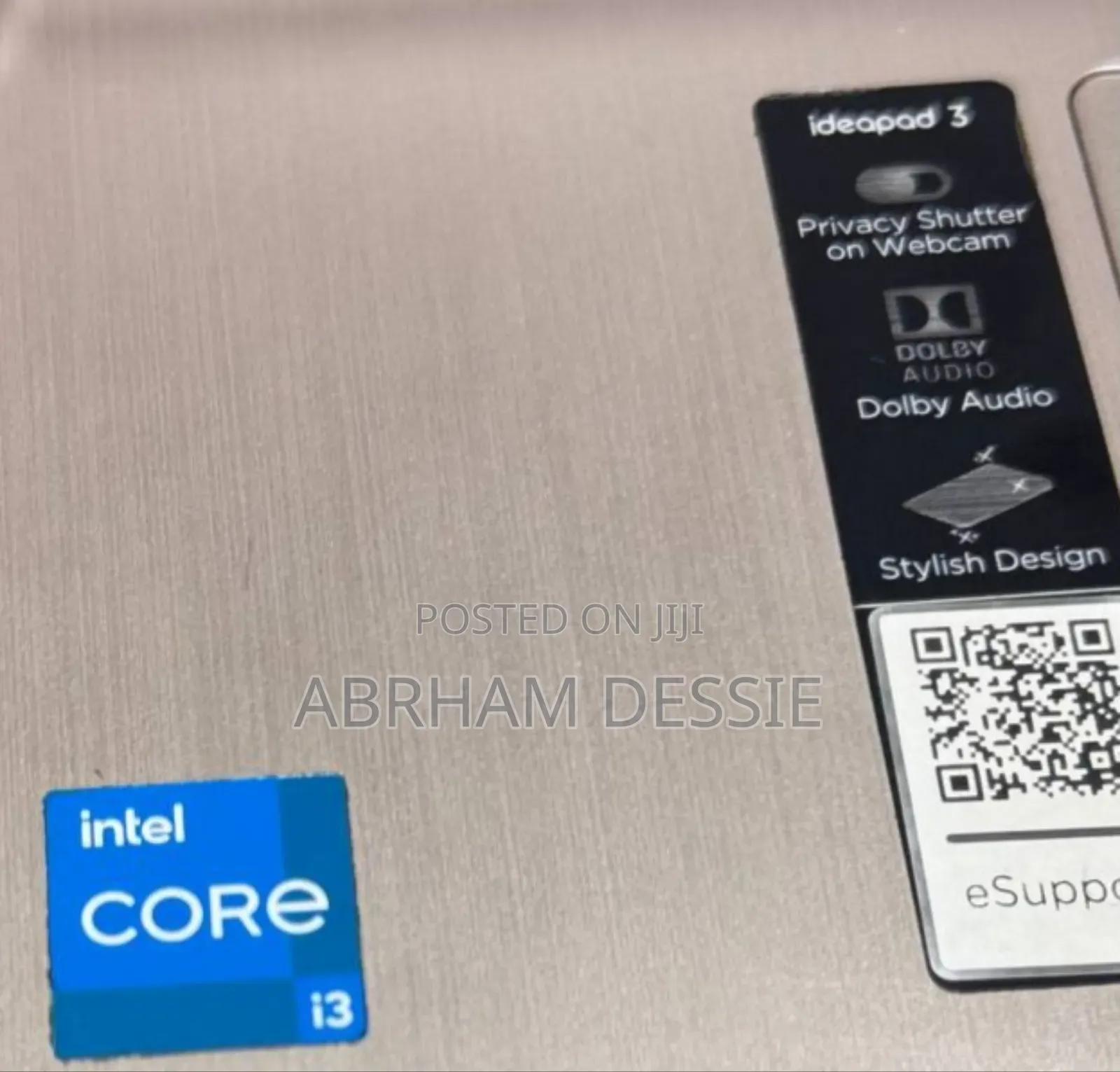 New Laptop Lenovo 8GB Intel Core I3 SSD 256GB