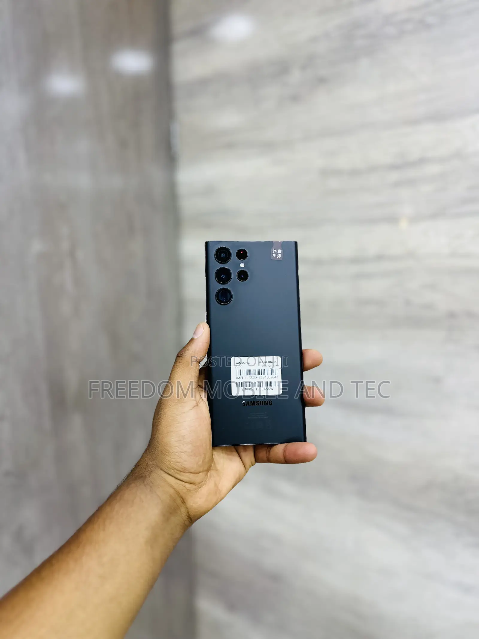 New Samsung Galaxy S22 Ultra 256 GB Black