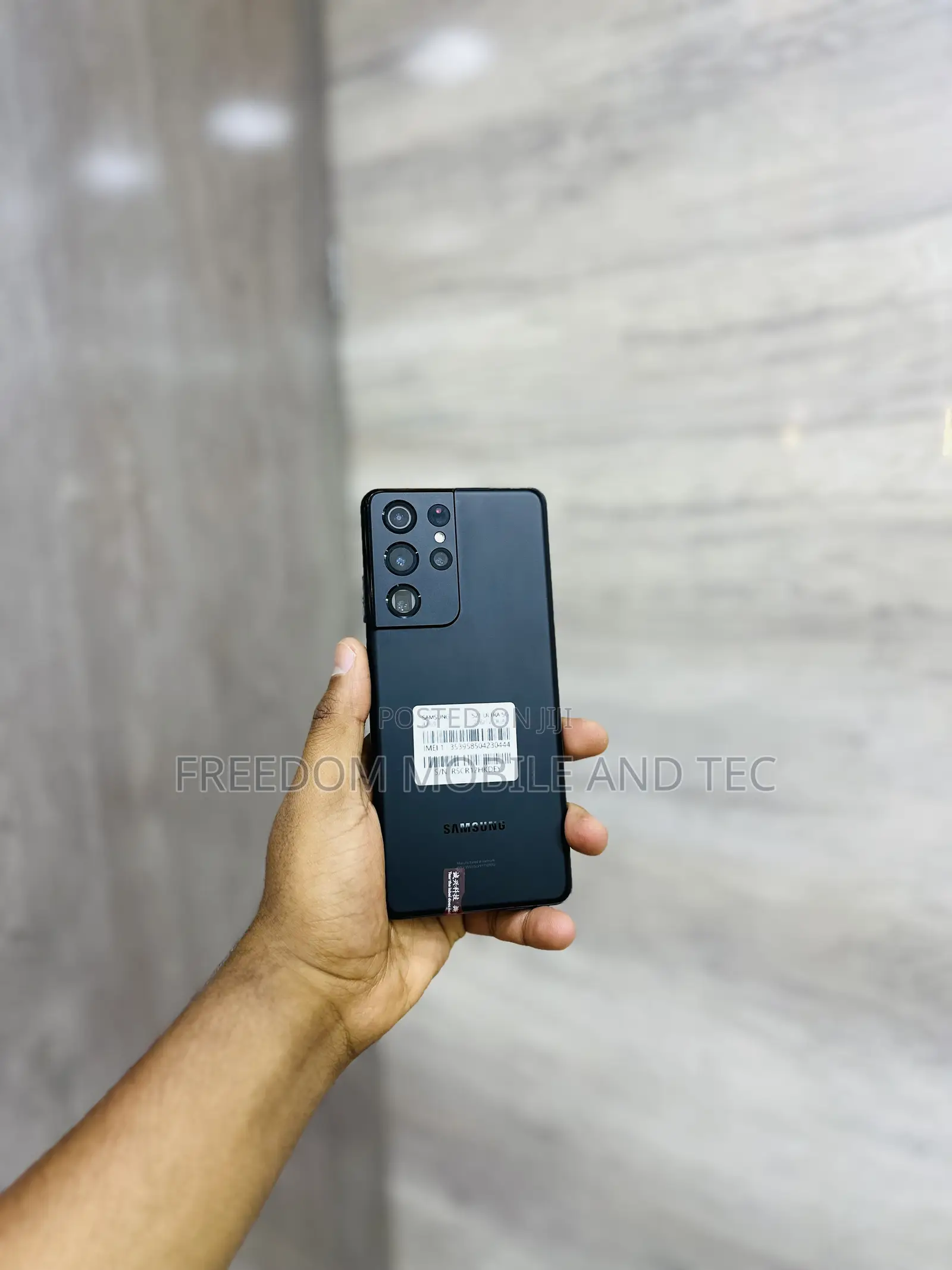 New Samsung Galaxy S21 Ultra 5G 128 GB Black