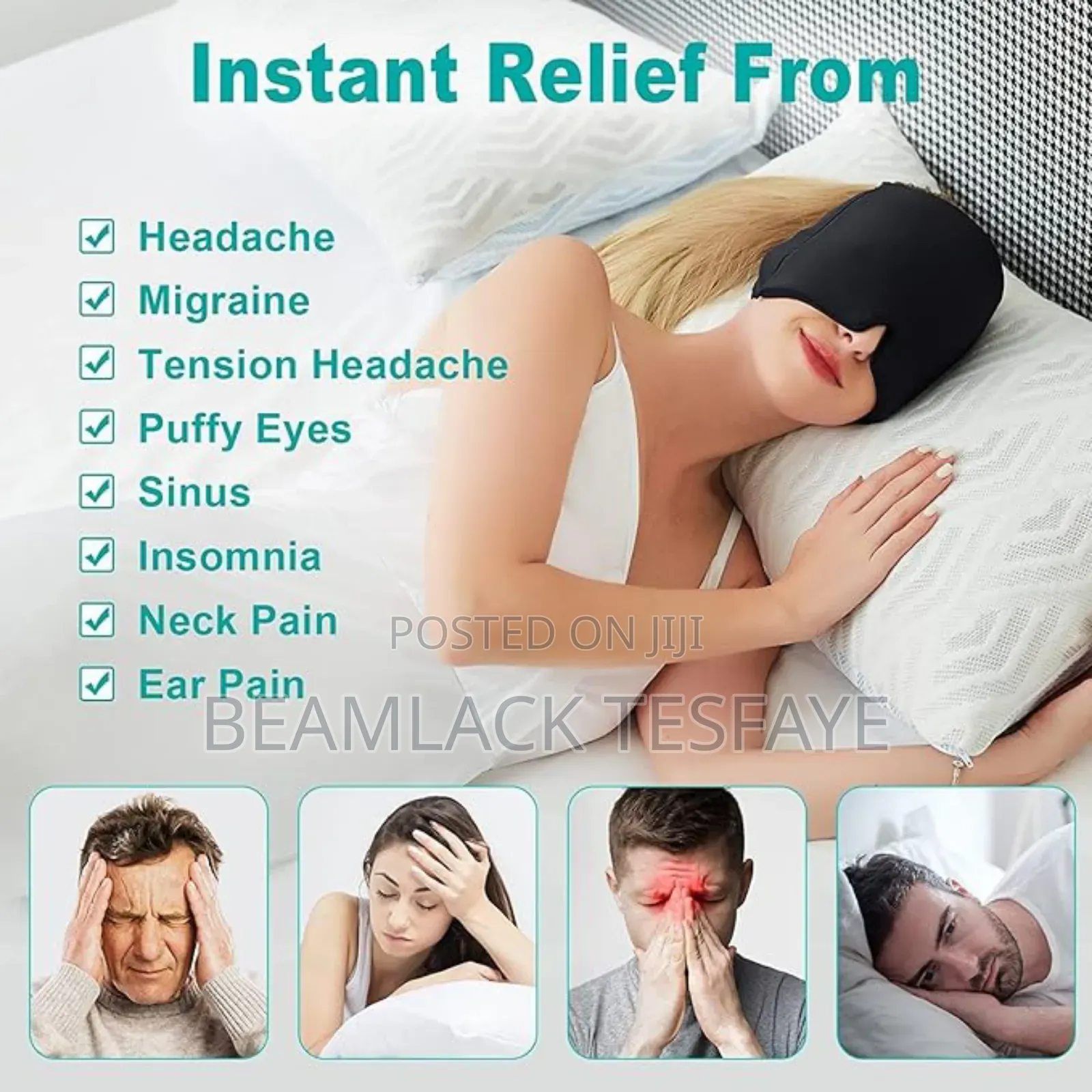 Gel Ice Instant Headache