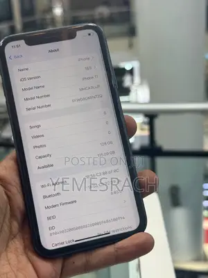 New Apple iPhone 11 128 GB Black