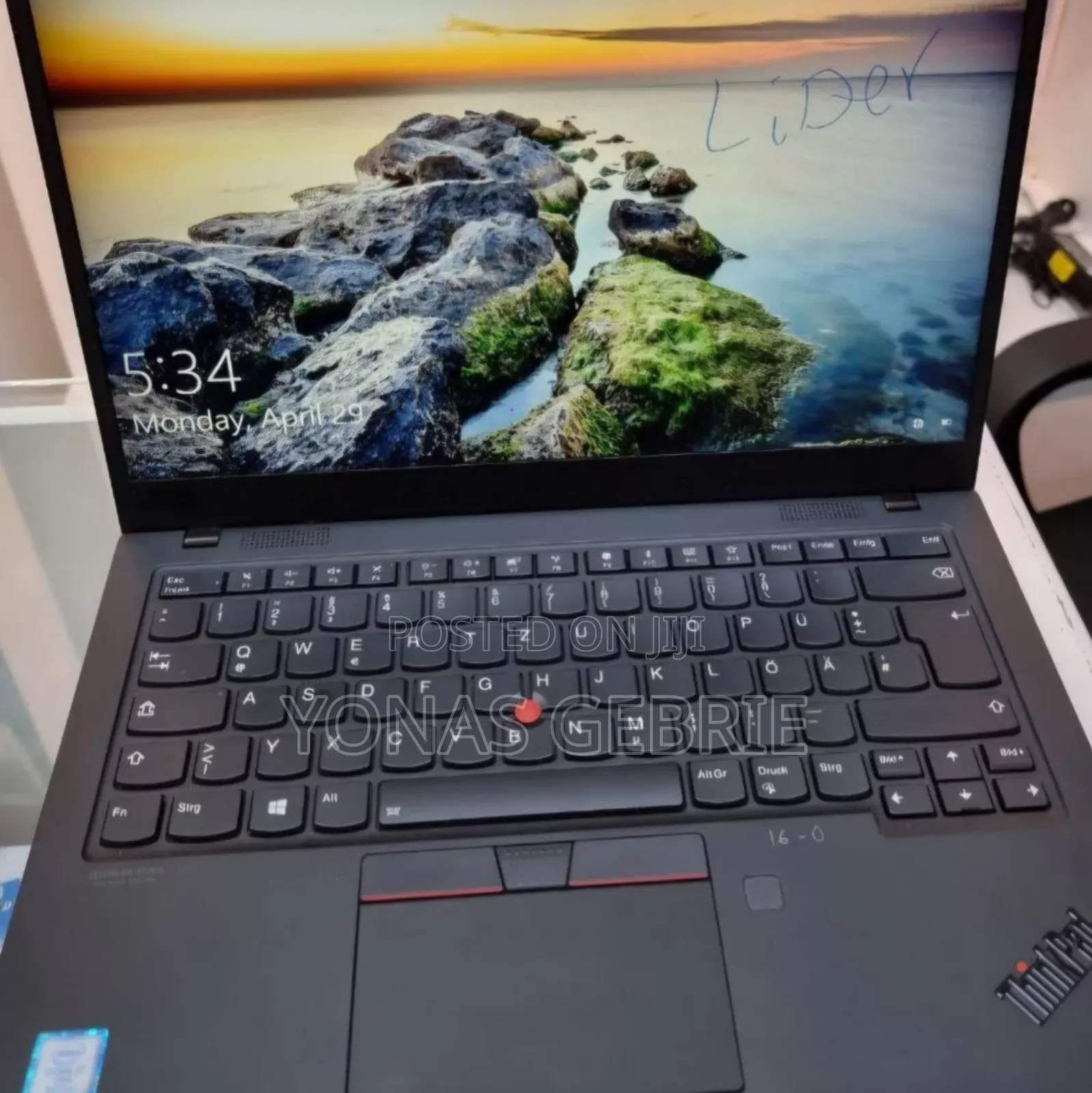 New Laptop Lenovo ThinkPad X1 Carbon 16GB Intel Core I7 SSD 512GB