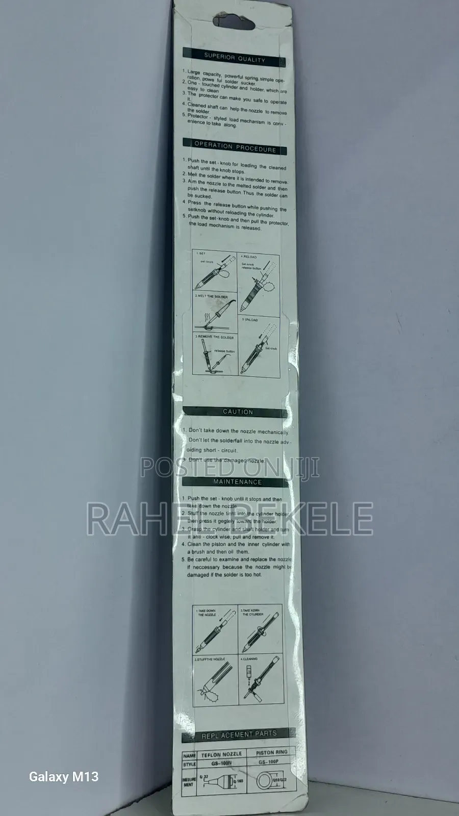 Baoding Brand Ll-100 Desoldering Pump