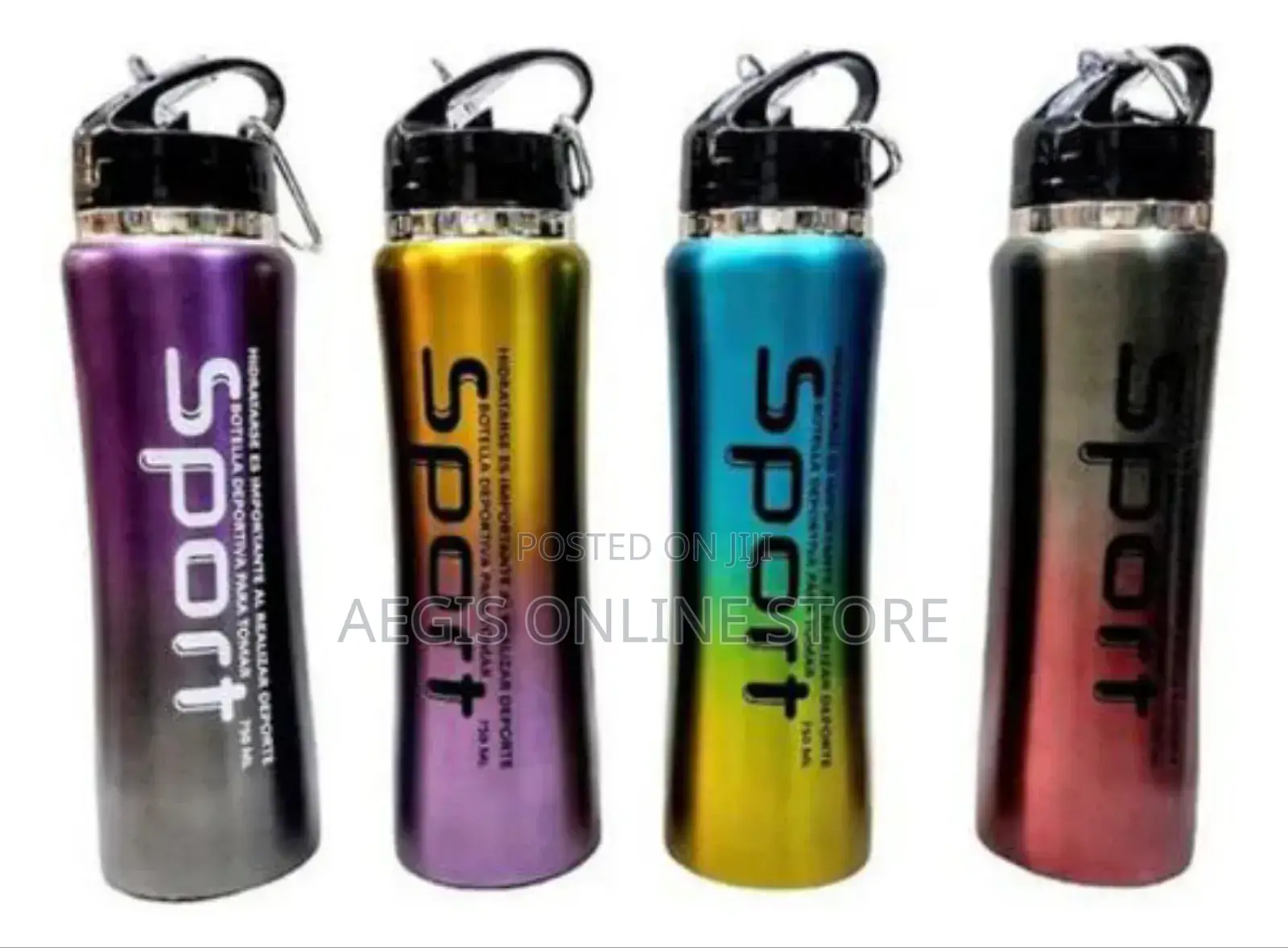 Stainless Steel Water Bottle With Straw