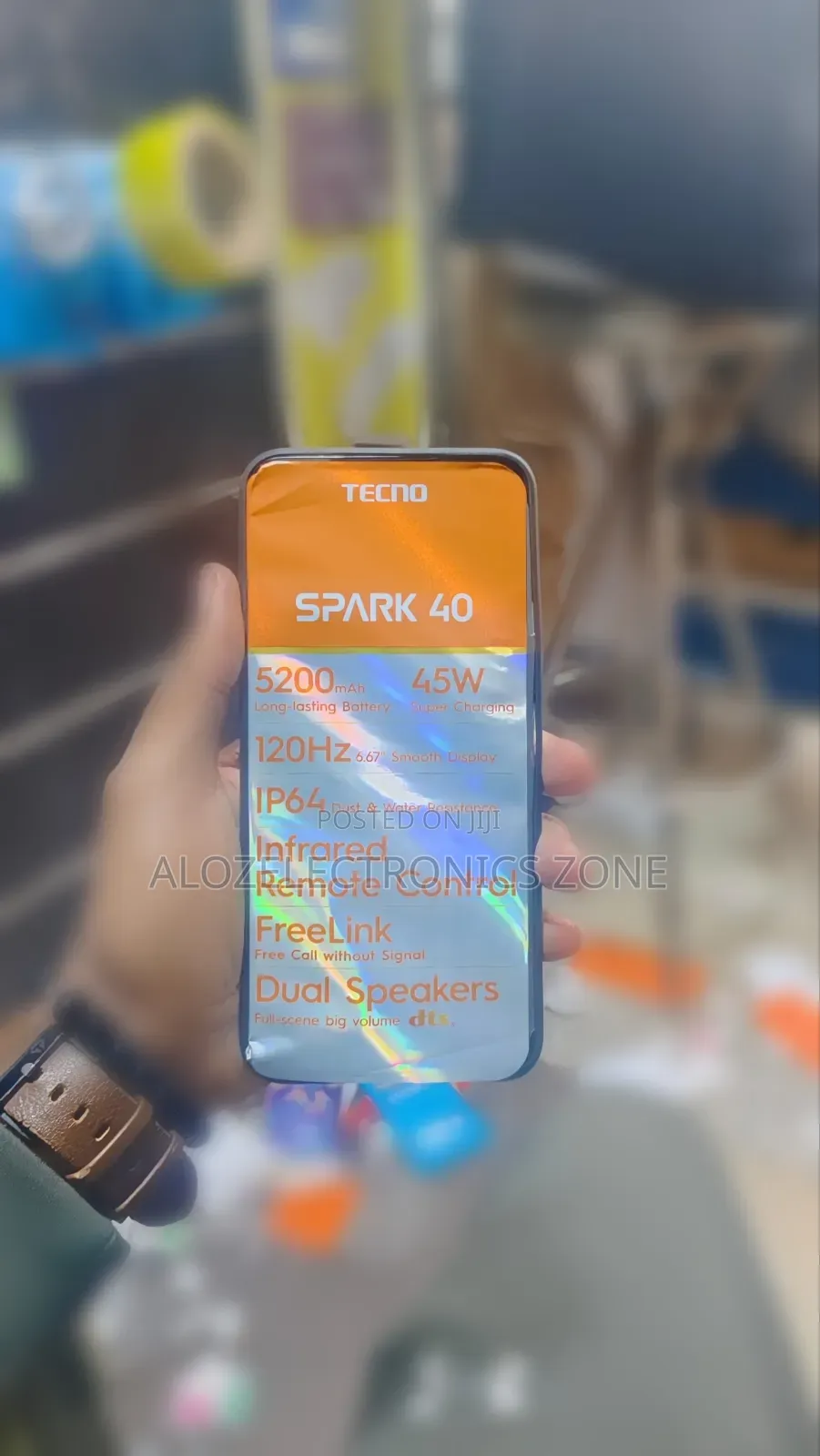 New Tecno Spark 40 256 GB Black