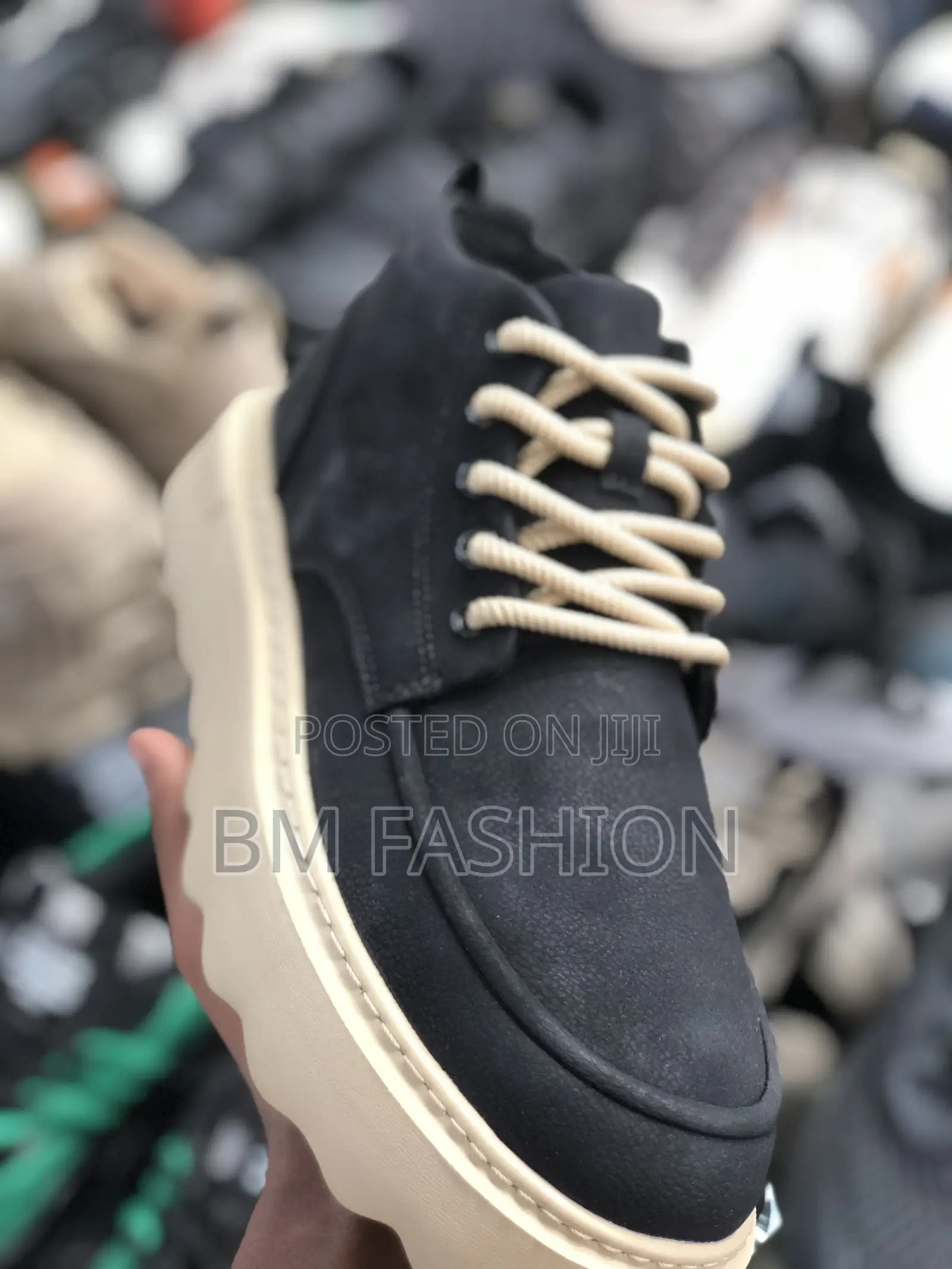 Light Weight Black Boots for Men