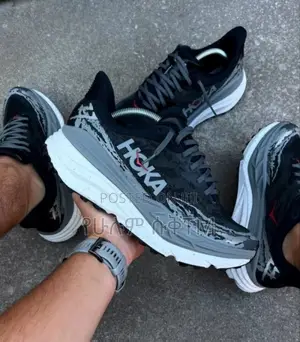 Photo - Original Hoka Stinson 7 ‘Grey/Black’ Men’S Shoes