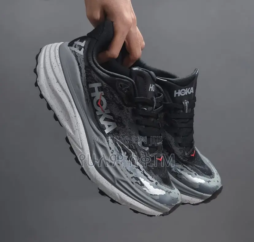 Original Hoka Stinson 7 ‘Grey/Black’ Men’S Shoes